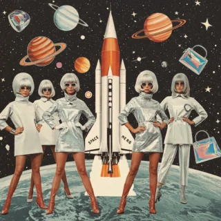 Space Age Fashion in 1964: A Futuristic Revolution in Style